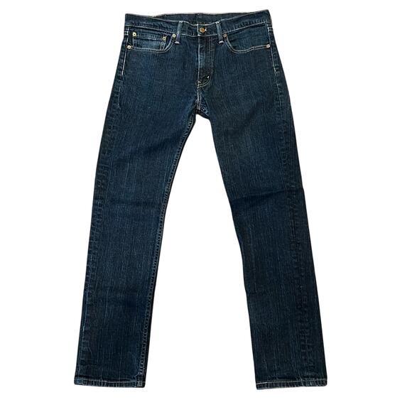 Levi's Men's Slim Fit Jeans Dark Wash Size 34x32 - Picture 2 of 12